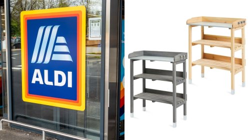 DIG IT Gardeners go wild as Aldi restock their potting bench that will transform your outdoor space for just £30