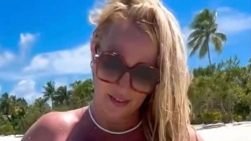 GIMME MORE Britney Spears goes naked on the beach during vacation after admitting she feels ‘tiny and weak’ from new diet