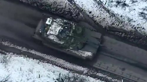 WAR MACHINE Heartstopping footage shows US-made £8million M1 Abrams tank blasting Russians on Ukraine frontline for first time