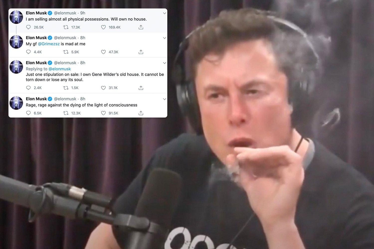 MUSK BE JOKING Tesla’s value plummets by $13bn after founder Elon Musk’s bizarre Twitter outburst claiming he’s selling his possessions
