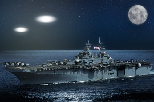US warship chased by two 'balls of light' UFOs that dodged anti-drone tech