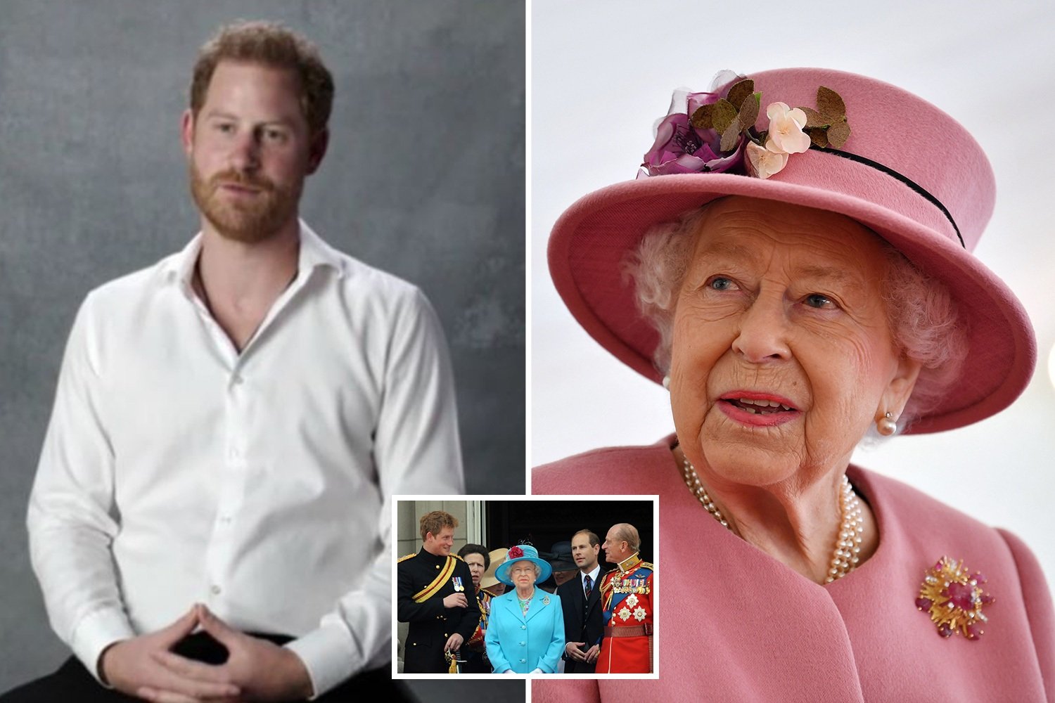 Harry impersonates the Queen as he buries hatchet with family in tribute to Phil