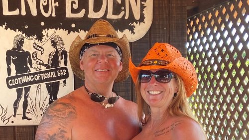 NO SHOES, NO SHIRT We’ve been on 9 naked cruises as a couple – we spend most of our time nude & have raised our kids that way too