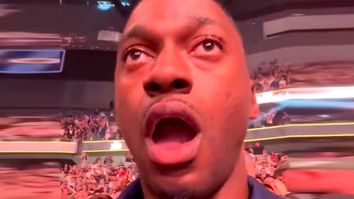 CRAZY FINISH Patrick Mahomes claims ‘that was crazy’ after watching UFC300 finish as Robert Griffin III looks stunned at ring side