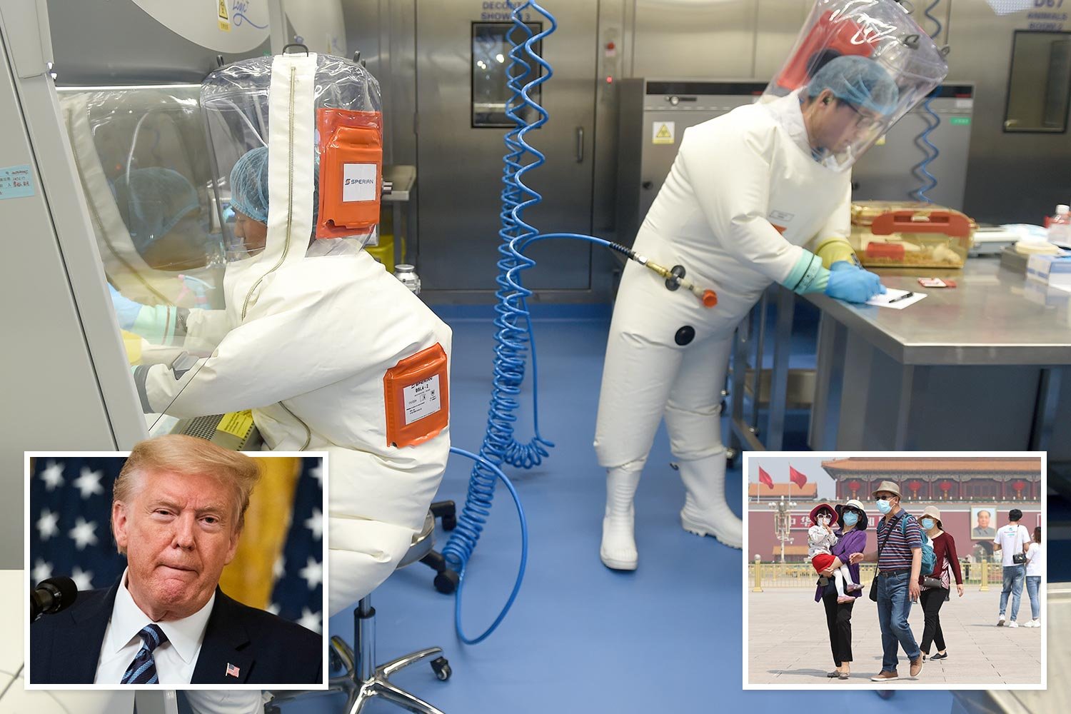 LAB BOMBSHELL Trump claims he has ‘evidence’ coronavirus DID originate in Wuhan laboratory – but refuses to give details