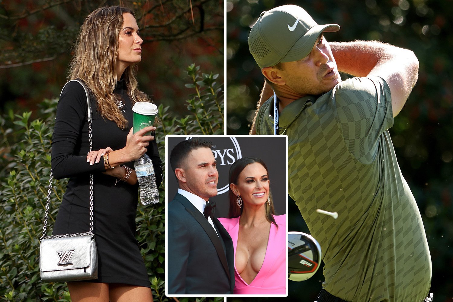 Jena Sims rocks Louis Vuitton bag while cheering her man Koepka on at Masters