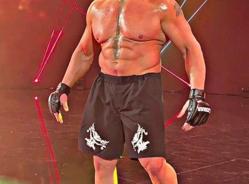 WWE star Brock Lesnar was even more muscly as college hulk than he is now
