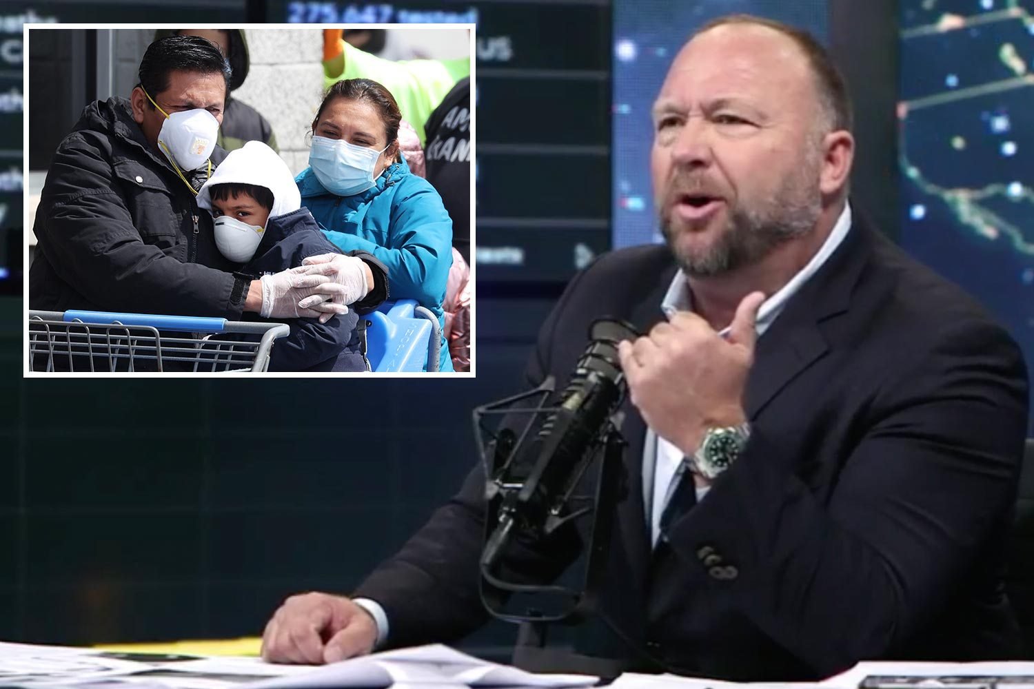 'EAT YOUR A**' Conspiracy shock-jock Alex Jones says he will ‘EAT his neighbors to protect his daughters’ during coronavirus pandemic
