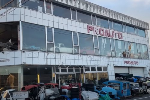 FROZEN IN TIME Inside ‘abandoned’ dealership packed with rare cars and old memorabilia from vintage Mercedes to Mini Coopers