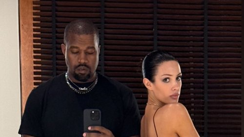 NO CENSORI Bianca Censori reveals bare butt in leather thong bodysuit as she straddles husband Kanye West in Spain