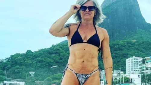 WEIGHT TO GO ‘That body… she puts me to shame’ people say as 62-year-old ‘queen of CrossFit’ with super fit body poses in a bikini