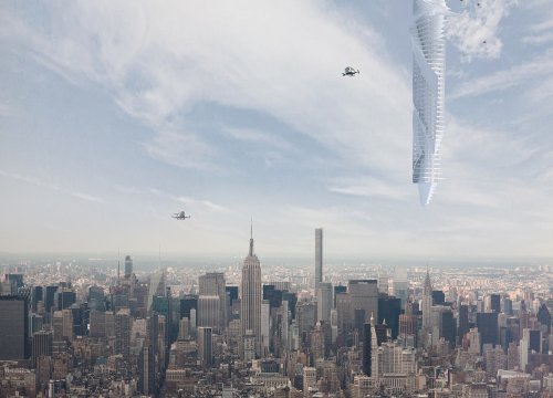 STRANGER THING Bizarre plan for world’s first SPACESCRAPER that will be built UPSIDE DOWN and dangle from asteroid over Dubai