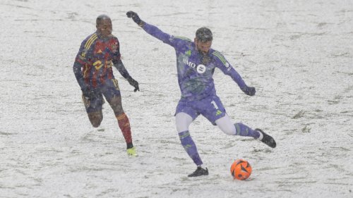 SNOW JOKE Fans joke Premier League legend didn’t know what he was letting himself in for after horrific weather in MLS clash