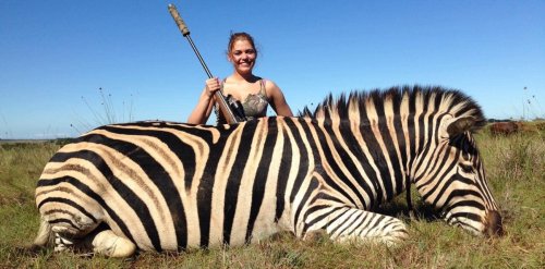 BIG GAME Female hunter who has killed lions, zebras, bears & crocodiles branded ‘murderer’ – but she says I’m not sorry