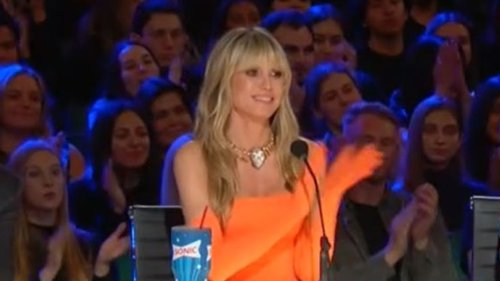 Agt Judge Heidi Klum Strips Totally Naked In See Through Bodysuit In Racy Snaps To Celebrate