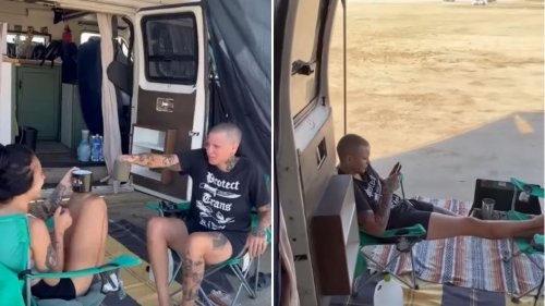 I quit the rat race to live on the beach in a van with my two cats – I love it but there is one very annoying problem