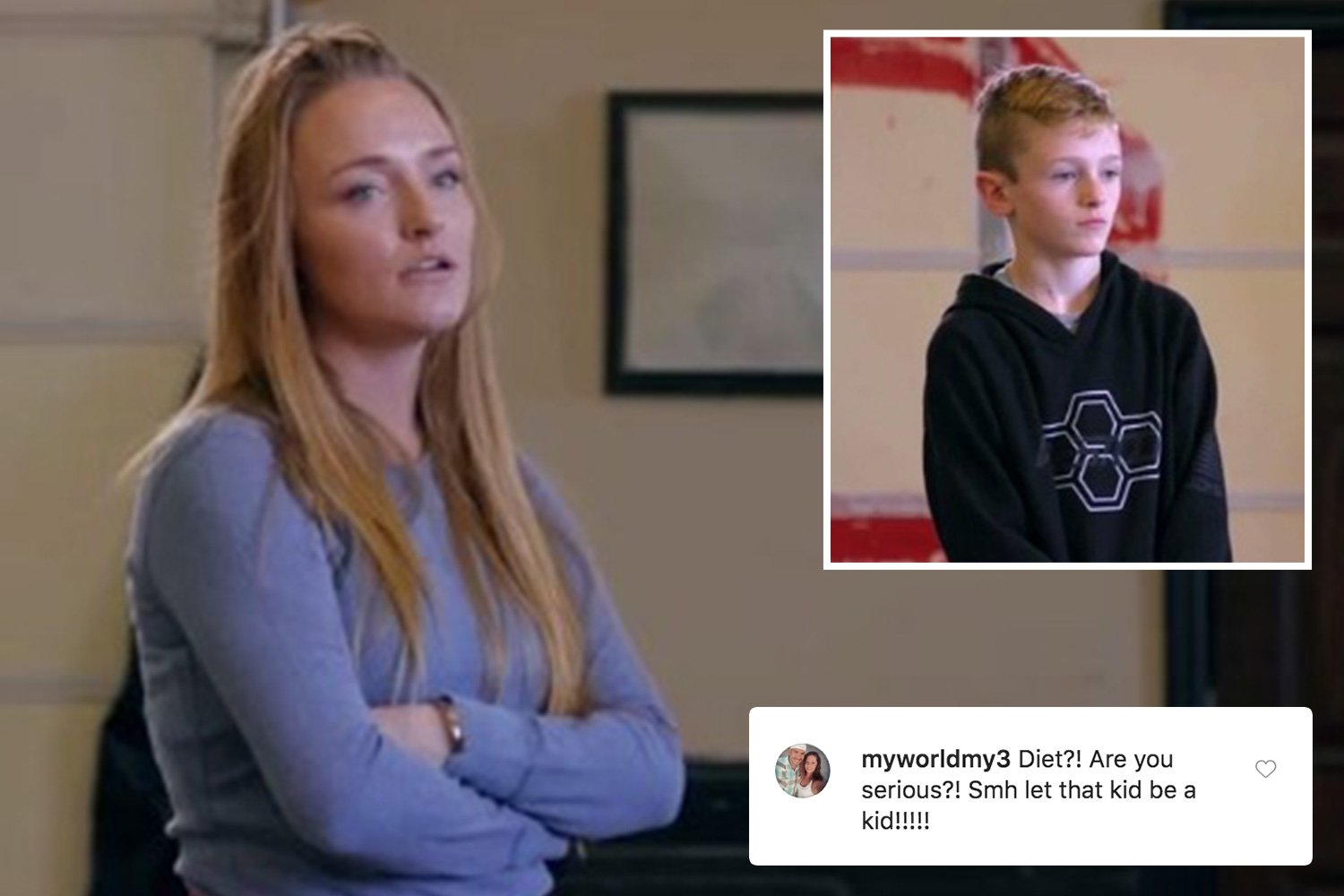 'it's disgusting!' Teen Mom Maci Bookout slammed for insisting son Bentley, 11, cut calories and stick to ‘strict diet’ for wrestling match
