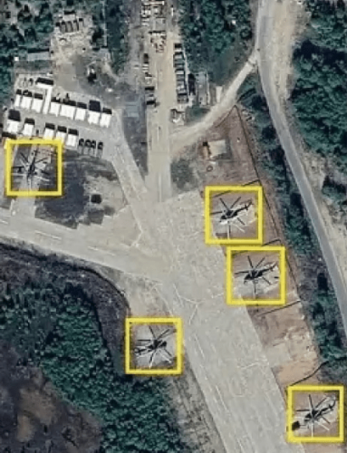 VLAD ON THE MOVE Satellite pics show Putin on the march as Russia masses troops 35 miles from Nato border with 2k soldiers & helicopters