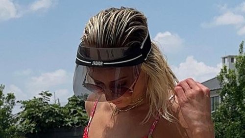 Nastia Liukin looks sensational in floral bikini as gymnastics icon tells of pride after Olivia Dunne’s rise to fame