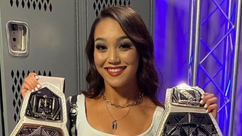 Meet Roxanne Perez, the stunning new WWE star who took Mandy Rose's ...