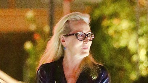 MAMMA MIA! Meryl Streep, 74, flaunts her incredible curves in plunging top and skintight pants after split from husband Don Gummer