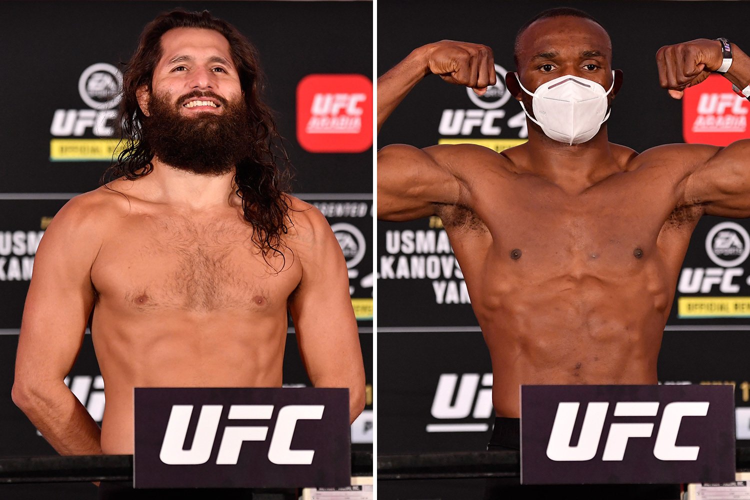 Usman rates UFC 251 rival Masvidal 'biggest, baddest' opponent EVER at weigh-in