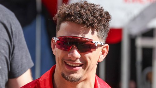 PAT ON THE BACK Patrick Mahomes shows support for fellow Texas Tech alumni who put sports world on notice with Masters performance