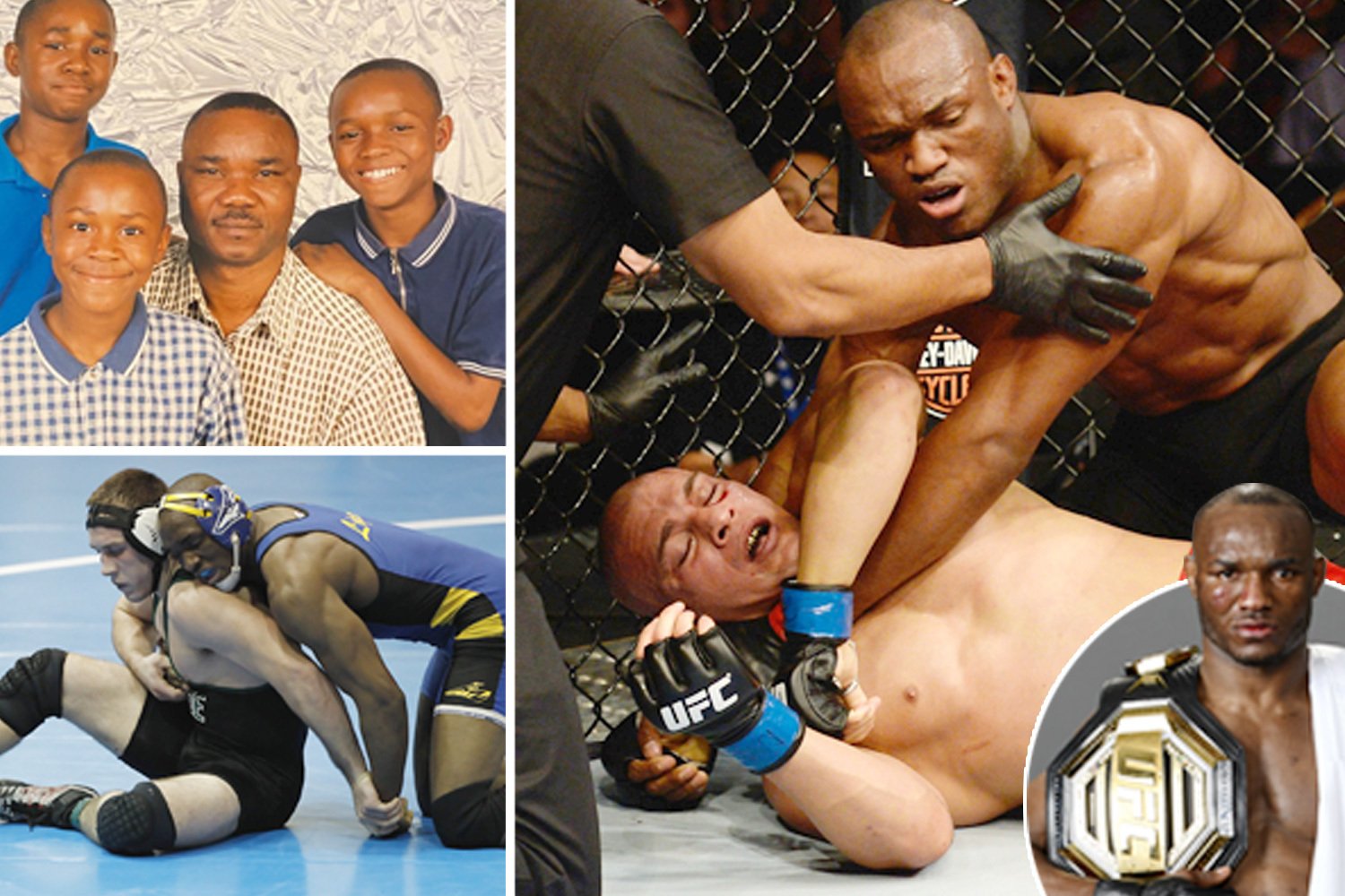 UFC star Usman fuelled by injustice of his dad's 15-year imprisonment for fraud