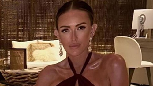 SO GRET Masters Wag Paulina Gretzky sends fans into meltdown in risque dress as they say ‘DJ has the greatest life of all time’