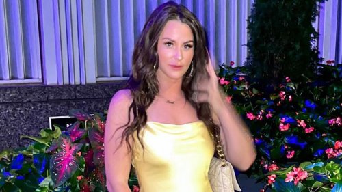 Teen Mom Leah shows off curves in silk dress & drops new clue she's married