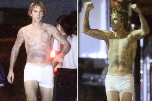 halv otte Marty Fielding enhed Justin Bieber runs around in just his Calvin Klein underwear after video  shoot | Flipboard