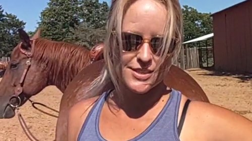 I’m a cowgirl addicted to barrel racing – my horse is really sick of my inappropriate riding attire