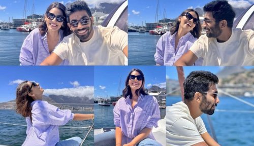 IND vs WI: Jasprit Bumrah Goes Out on a Romantic Date With His Wife Sanjana Ganesan on Break