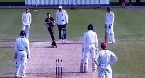 Young Boy Interrupts Live Game By Riding A Scooter On Cricket Ground, Video Goes Viral