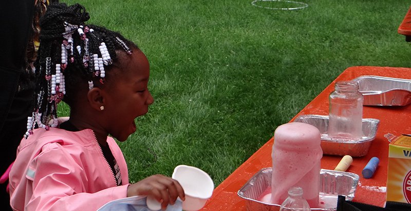 Science Erupts at Lessons Snuck Into Community Park