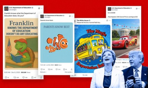 Nemo, Mario and Franklin the Turtle are starring in U.S. government memes