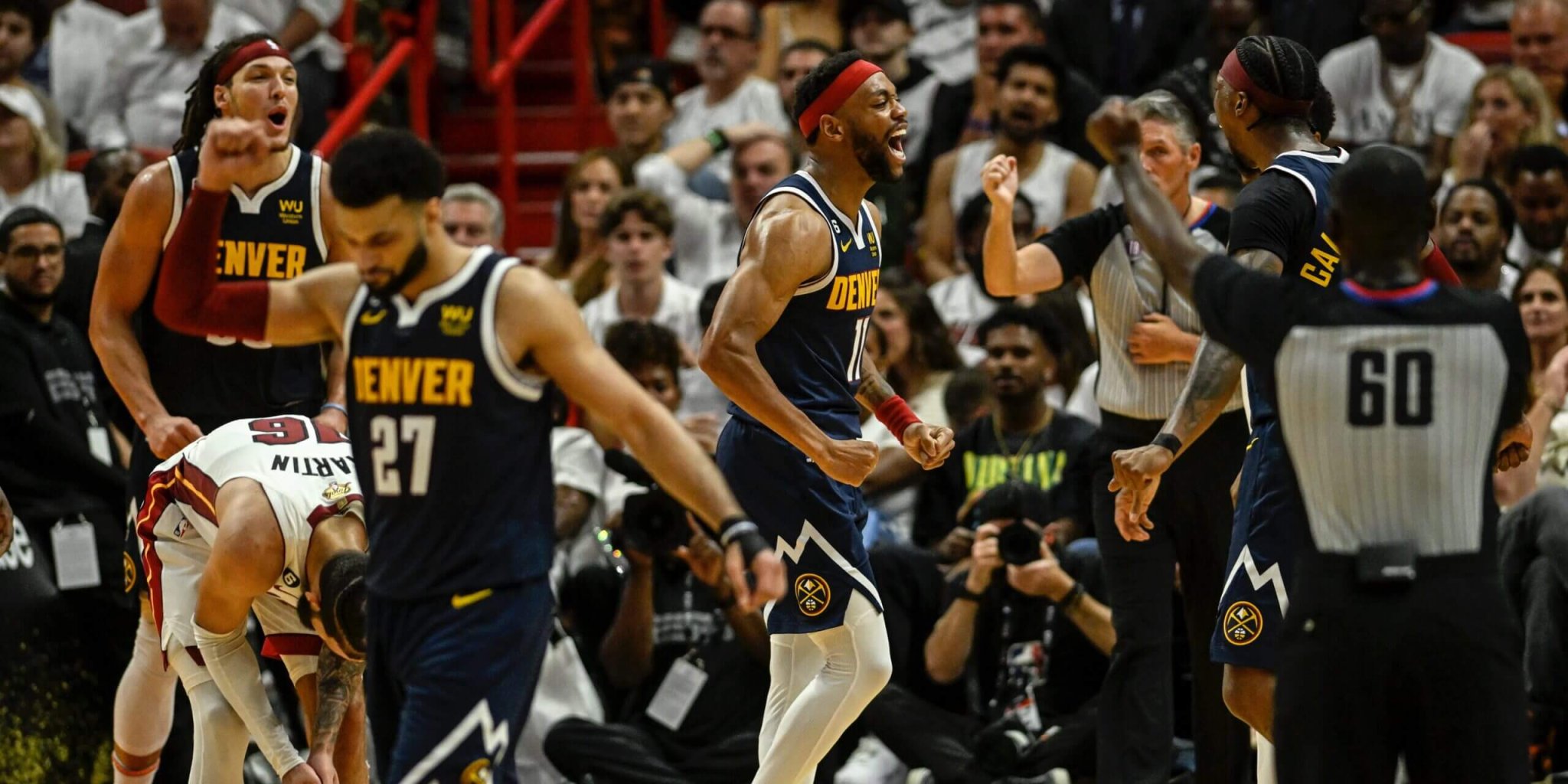 Thompson: For 315 seconds in Miami, Nikola Jokić sat and Nuggets stood tall