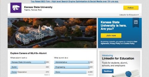Where Is a College Like a Company? LinkedIn