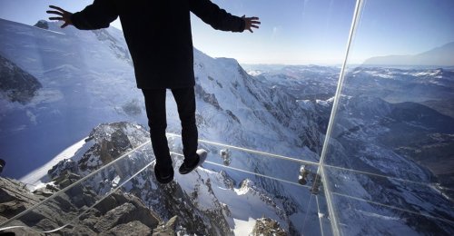 Step Into the Void Above the French Alps
