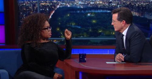 Stephen Colbert and Oprah Winfrey Bring Religion to Late Night