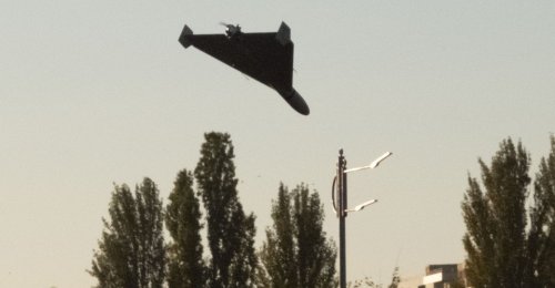 Photos: Kamikaze Drones Strike Kyiv