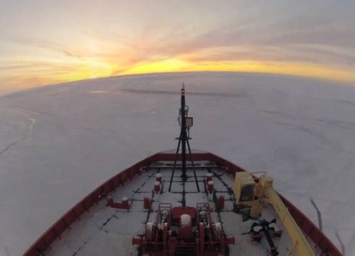 What It's Like to Live on a Ship Sailing Through the Antarctic Ice