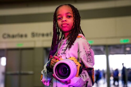 An 11-year-old photographer is one of the stars of the CIAA tournament