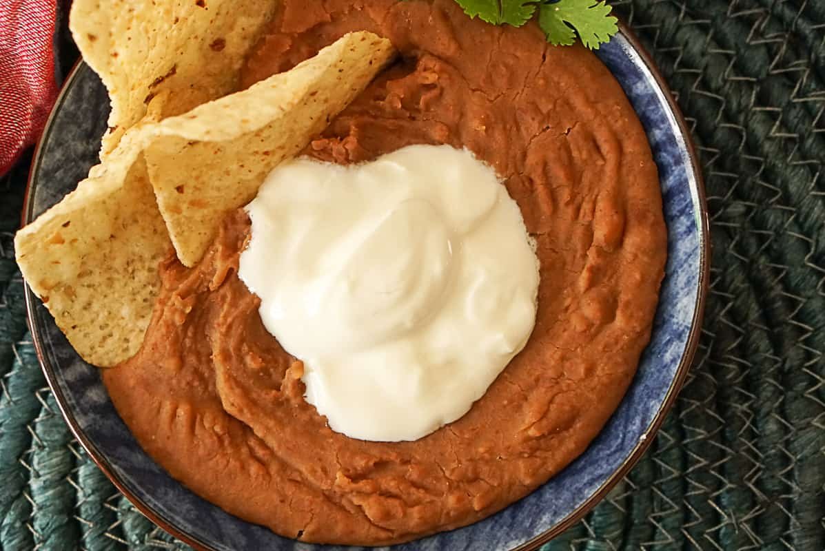 Easy Instant Pot Refried Beans Recipe - With Almost No Prep