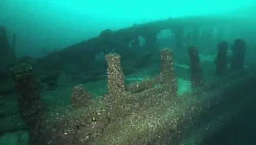 9000-year-old ‘Stonehenge-like’ structure found hidden in Lake Michigan