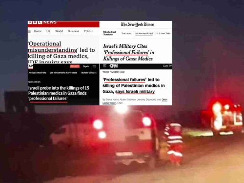 Western MSM continues its shameful cover-up of Israel's war crimes
