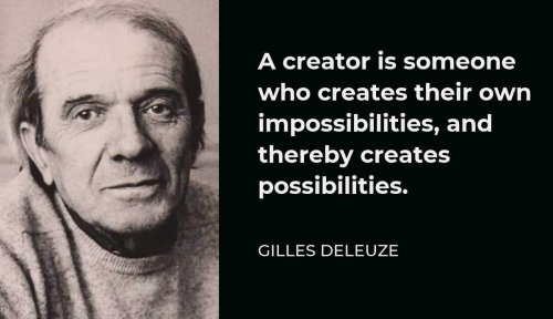 Gilles Deleuze: The Philosophy of Creation