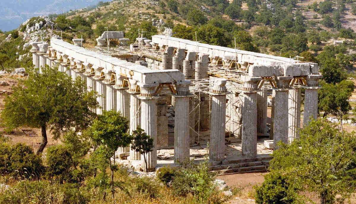 The Temple of Apollo Epicurius of Bassae, the odd temple