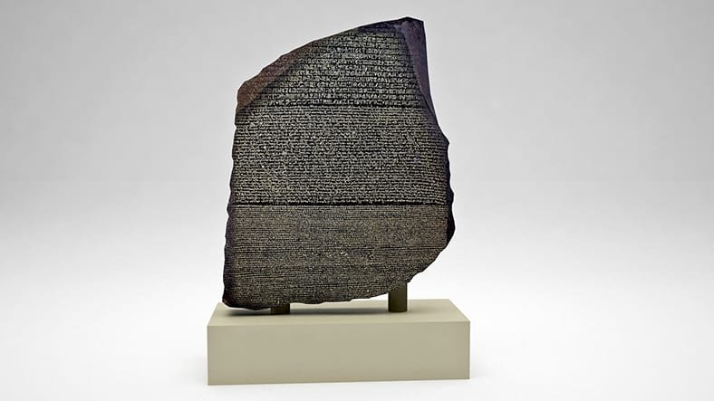 The History of Egyptian Hieroglyphs and the Rosetta Stone