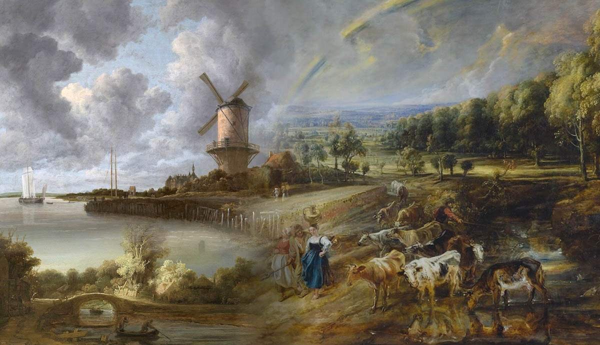 8 Dutch Landscape Painters of the 17th century